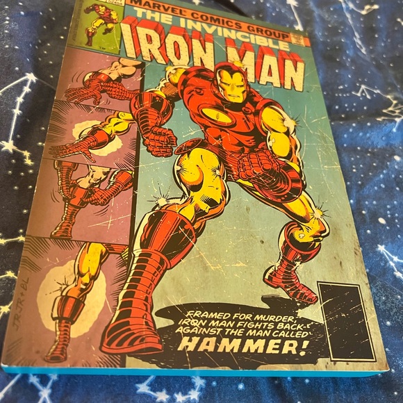 💜 Marvel Iron Man Comic Wooden Wall Decor - Picture 2 of 2